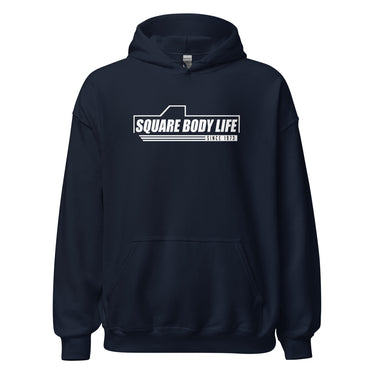 Square Body Life Hoodie Squarebody Truck Sweatshirt in navy